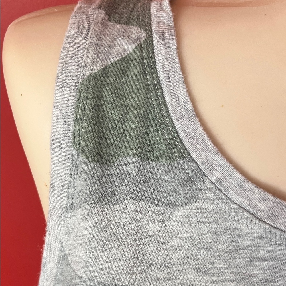 Like new Aerie Camo Tank Dress with Tie Front - Picture 3 of 15